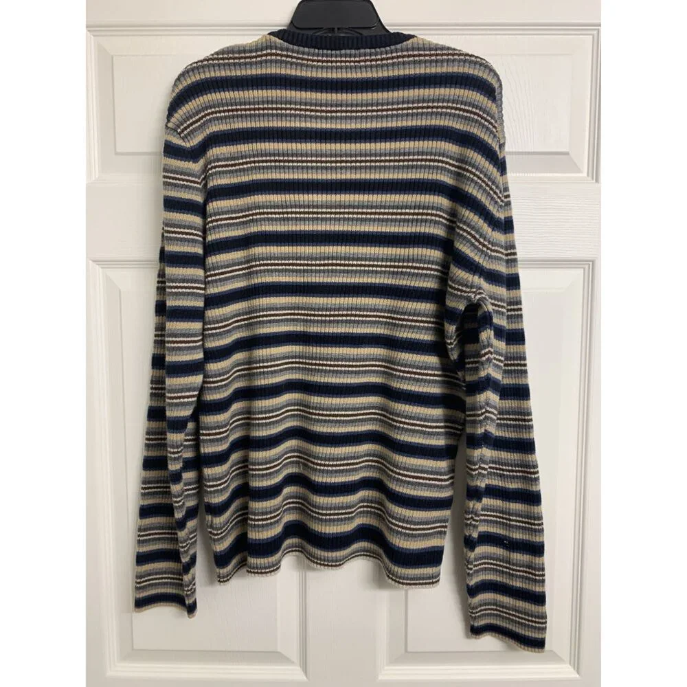 J. Crew Striped Long Sleeve Cardigan Sweater Size‎ XXL